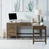 Liberty Furniture 936-HO-LSD Shaker Lakes - L Shaped Desk Set - Harvest Brown