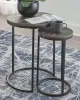 Ashley Furniture A4000231 Briarsboro - Accent Table Set (Set of 2) - Black / Gray