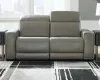 Ashley Furniture U94202S10 Ashley Furniture U94202S10 Correze - 2-Piece Power Reclining Sectional - Gray