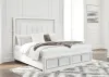Ashley Furniture B822B5 Ashley Furniture B822B5 Chalanna - California King Upholstered Storage Bed - White