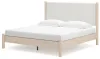 Ashley Furniture B2615B7 Ashley Furniture B2615B7 Cadmori - King Upholstered Panel Bed - Two-tone