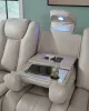 Ashley Furniture PC8330589 Elevate Edges - Reclining Sofa With Drop Down Table - Coin