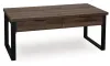 Ashley Furniture T318-1 Ashley Furniture T318-1 Wickman Falls - Rectangular Cocktail Table - Dark Brown