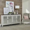 Liberty Furniture 2012W-AC7236 Liberty Furniture 2012W-AC7236 Westridge - 4 Door Accent Cabinet - Antique White