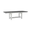 Liberty Furniture 182-CD-O7TRS Liberty Furniture 182-CD-O7TRS Brook Bay - 7 Piece Trestle Table Set - Textured White / Carbon Gray