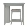 Liberty Furniture 942W-CD-3CTS Liberty Furniture 942W-CD-3CTS Brook Creek - 3 Piece Counter Set - White