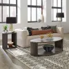 Liberty Furniture 145-OT-3PCS City View - 3 Piece Table Set (1 Cocktail 2 Round End Tables) - Coffee Bean