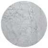 CoasterEssence 108020 Bartole - Round Italian Marble Top Dining Table - White