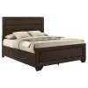 CoasterEveryday 204390Q Kauffman - Wood Queen Storage Panel Bed - Dark Cocoa