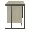 CoasterEssence 805881 Loomis - 4-Drawer Computer Desk - Whitewashed Gray