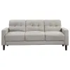 Coaster Fine Furniture 506785-S2 Bowen - 2 Piece Upholstered Track Arm Tufted Sofa Set - Beige