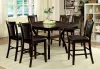 Furniture of America CM3984DK-PC-2PK Brent - Counter Height Chair (Set of 2) - Dark Cherry / Espresso