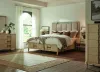 Samuel Lawrence Furniture S952-BR-K1 Kendall - Queen Upholstered Panel Bed - Light Brown