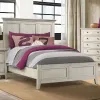 Intercon SM-BR-4325F-RWH-C Intercon SM-BR-4325F-RWH-C San Mateo Youth - Full Standard Bed - Rustic White
