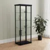 Coaster Fine Furniture 950400 Aero - 5-Shelf Display Curio Cabinet With LED Lighting - Black