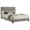 Coaster Fine Furniture 300851Q Dorian - Fabric Upholstered Queen Panel Bed - Taupe