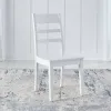 Liberty Furniture 617-C2000S Landale - Ladderback Side Chair - Chestnut & White