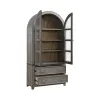 Liberty Furniture 237G-DR-CC Liberty Furniture 237G-DR-CC River Place - Curio Cabinet - Riverstone Gray & Tobacco