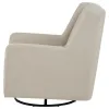 Coaster Fine Furniture 903930 Sorrel - Fabric Upholstered Swivel Glider Arm Chair - Latte