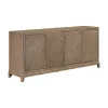 Liberty Furniture 2255B-AC1000 Montecito - 4 Door Accent Cabinet - Weathered Tobacco