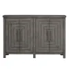 Liberty Furniture 406-CB6443 Modern Farmhouse - Buffet - Dark Gray