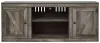 Ashley Furniture EW0440-268 Ashley Furniture EW0440-268 Wynnlow - LG TV Stand w/Fireplace Option - Gray
