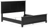 Ashley Furniture B687/31/36/56/58/97 Ashley Furniture B687/31/36/56/58/97 Lanolee - 5 Pc. - Dresser, Mirror, King Panel Bed - Black
