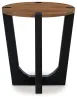 Ashley Furniture T726-6 Hanneforth - Round End Table - Brown