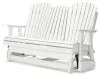 Ashley Furniture P111/835/820(2)/701 Ashley Furniture P111/835/820(2)/701 Hyland Wave - 4 Pc. - Glider Loveseat, 2 Swivel Glider Chairs, Cocktail Table - White