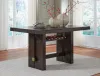 Ashley Furniture D984-32 Burkhaus - Rectangular Dining Room Counter Table - Dark Brown