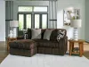 Ashley Furniture 98104S13 Ashley Furniture 98104S13 Midnight-Madness - 2-Piece Sectional With LAF Corner Chaise - Chocolate
