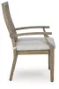 Ashley Furniture P701-601A Rainier Ranch - Arm Chair With Cushion (Set of 2) - Brown / Beige