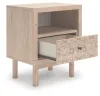 Ashley Furniture PCB1566-91 Arloster - One Drawer Night Stand - Tan