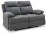 Ashley Furniture PC9140686 Ashley Furniture PC9140686 Side-Swipe - Reclining Loveseat - Charcoal