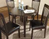Ashley Furniture D310/15/01(2) Hammis - 3 Pc. - Drop Leaf Table, 2 Upholstered Side Chairs - Dark Brown