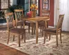 Ashley Furniture D199/15/01(4) Ashley Furniture D199/15/01(4) Berringer - 5 Pc. - Drop Leaf Table, 4 Side Chairs - Rustic Brown