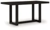 Ashley Furniture D618/13/124(2) Neymorton - 5 Pc. - Rectangular Dining Room Counter Table, 4 Barstools - Dark Grayish Brown
