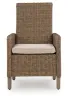 Ashley Furniture PCP790-601A Laguna Heights - Arm Chair With Cushion (Set of 2) - Beige