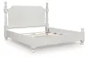 Ashley Furniture PCB823B5 Ashley Furniture PCB823B5 Rowlenstown - California King Poster Bed - Antique White