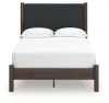 Ashley Furniture PCB2614B10 Ashley Furniture PCB2614B10 Pamytta - Full Upholstered Panel Platform Bed - Brown