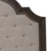 Liberty Furniture 297-BR15HU Paradise Valley - King Upholstered Arched Panel Headboard - Saddle Brown