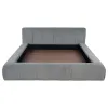 Coaster Fine Furniture 315981KW Wilshire - Upholstered California King Platform Bed - Gray