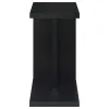 Coaster Fine Furniture 930276 Clower - Engineered Wood C-Shaped Sofa Side Table - Black