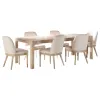 Coaster Fine Furniture 115501-S7 Solano - 7-Piece Extension Table Dining Set - Weathered Mango