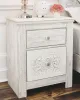 Ashley Furniture B181-92 Paxberry - Two Drawer Night Stand - Whitewash