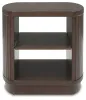 Ashley Furniture T679-2 Korestone - Square End Table - Dark Brown