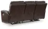 Ashley Furniture PCU6450615 Crossplex - Power Reclining Sofa With Adjustable Headrest - Smoke