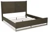 Ashley Furniture B786/31/36/58/56/97 Arkenton - 5 Pc. - Dresser, Mirror, King Panel Bed - Grayish Brown
