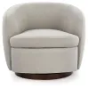 Ashley Furniture A3000786 Annbury - Swivel Accent Chair - Light Beige