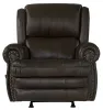 Jackson Furniture Industries 524111-1268/09-3068/09 Roberto - Leather Rocker Recliner - Cocoa